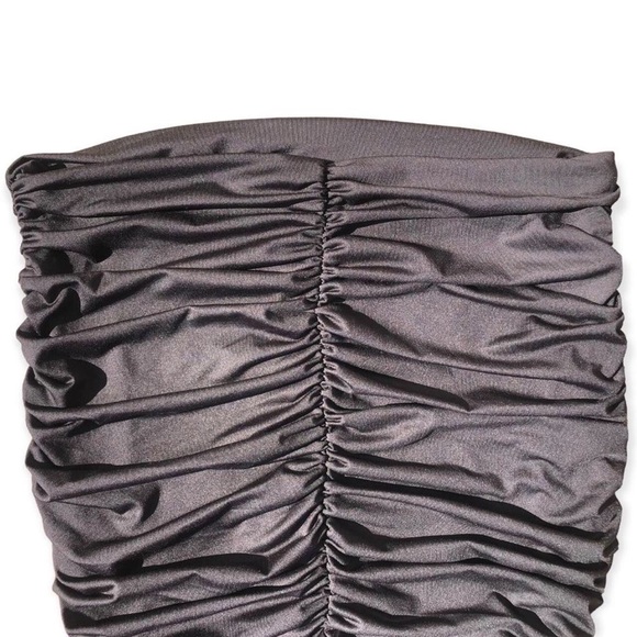 Extreme Ruched Mini Skirt - Picture 3 of 4